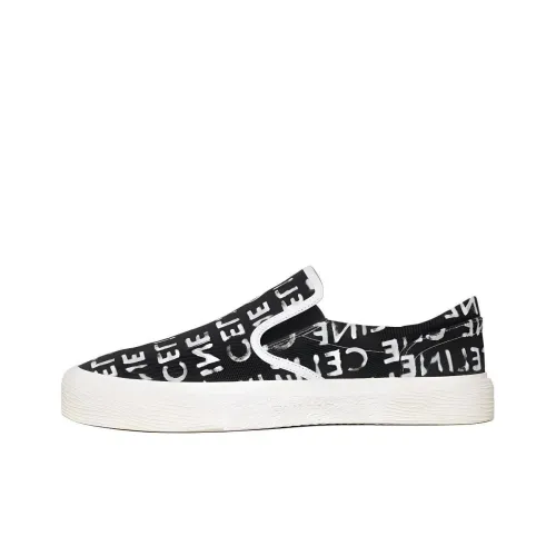 CELINE Low-Top Canvas Shoes Мужские Черные