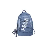 Синий с серым брелоком в виде лягушки