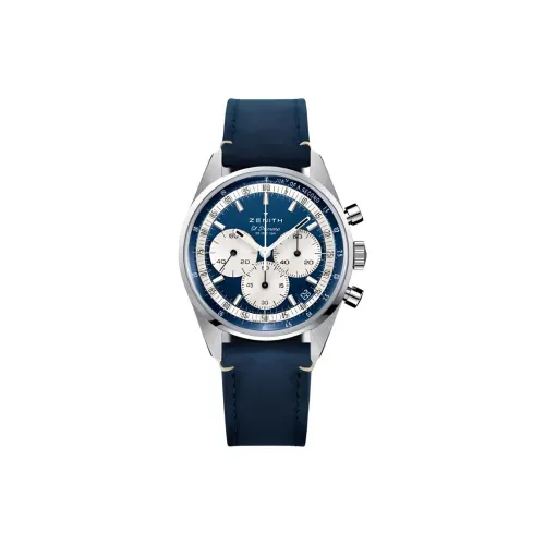 Zenith Автоматический Механический Часы Мужские Chronomaster Original Collection 38 мм Синий
