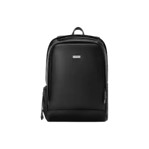 SAMSONITE Рюкзак из коровьей кожи мужской черный