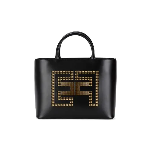 Elisabetta Franchi Сумка через плечо из синтетической кожи женская черная