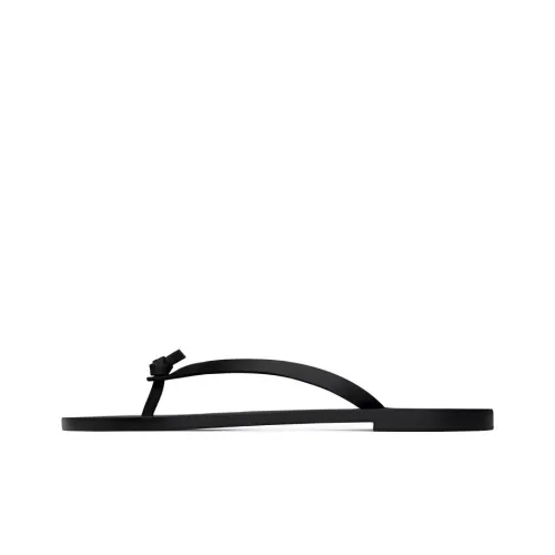 SAINT LAURENT Шлепанцы Мужские Черные