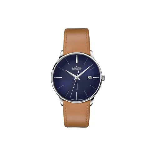JUNGHANS Автоматический Механический Часы для Мужчин Meister Master Collection 40,4 мм Синий