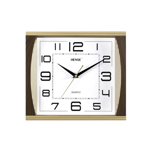 HENSE Кварцевый Movement Унисекс Настенные часы Белый