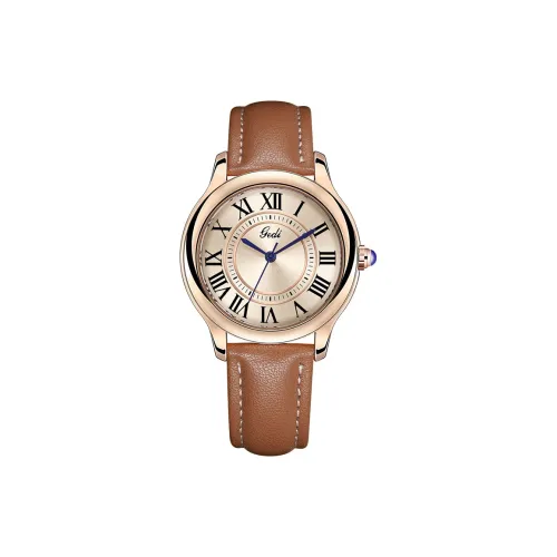 GEDI Кварцевый механизм Женские часы Белый циферблат