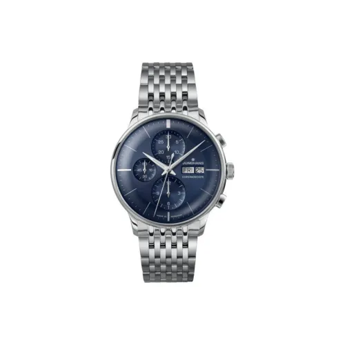 JUNGHANS Автоматический Механический Часы для Мужчин Meister Master Collection 40,7 мм Синий