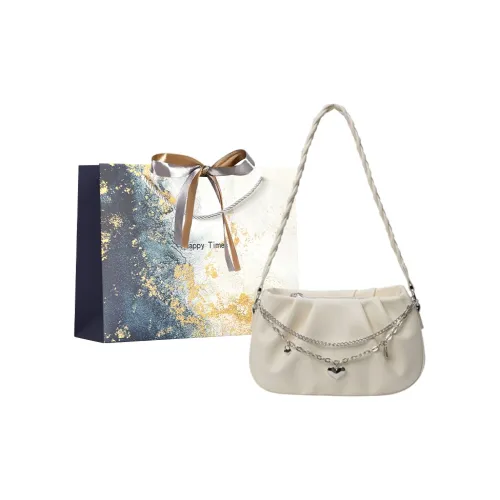 Iman's House ПУ (полиуретан) Сумка через плечо Женская Экрю Светлый хаки Черный