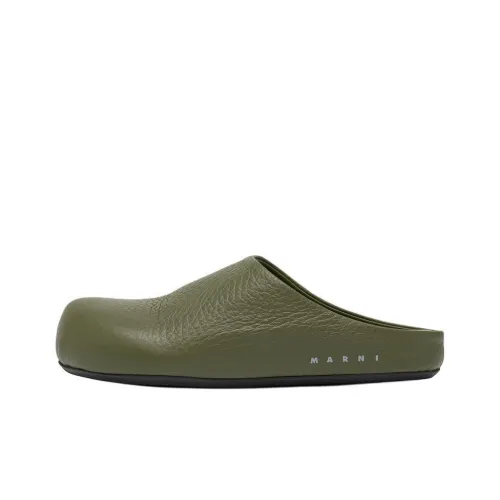 MARNI Домашние тапочки Женские Зеленый