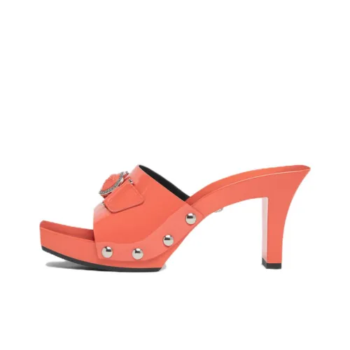 FANSIZHE Слипоны 6 см Женские Red