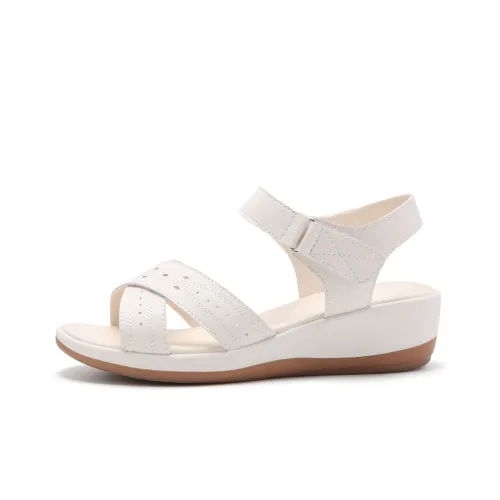 Reivanti One Ремень Сандалии 4,5 см Женские Бежевые