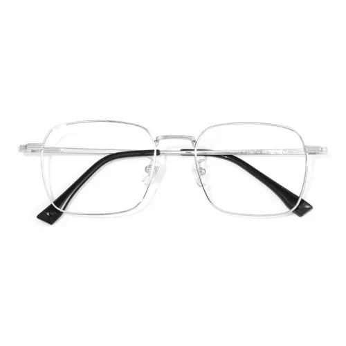 RUOYUN Чистый титан Квадратные оправы для очков Унисекс