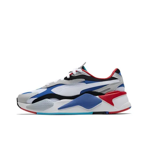 PUMA RS X³ PUZZLE Низкий Топ Повседневная Обувь Унисекс Красный Синий
