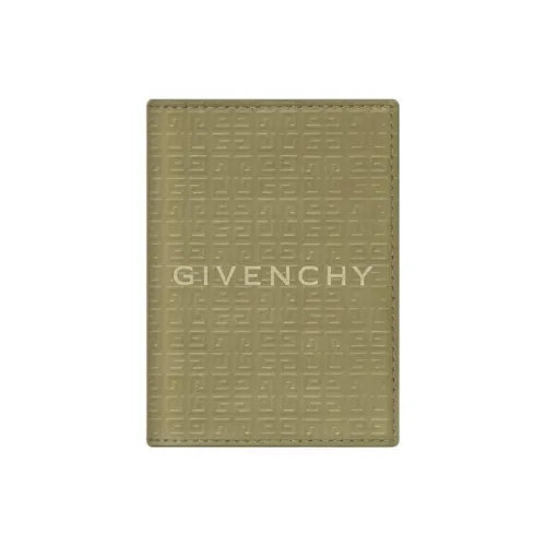 Givenchy 4G Телячья кожа Держатель для карт Micro Мужской Khaki