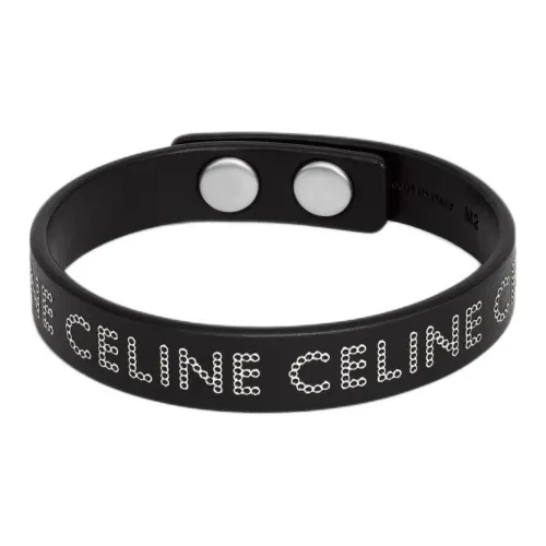 CELINE Телячья кожа Наручные повязки Мужской Черный