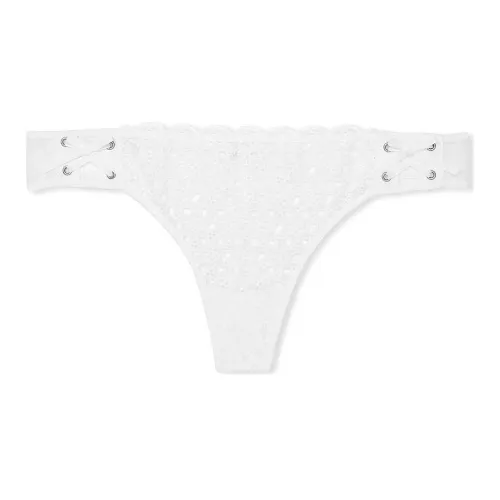 Victoria's Secret DREAM ANGELS Люверс Кружево Вверх Стринг Пантика W Трусы Женские 1 Пачка Белый