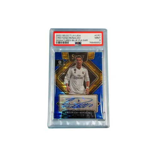 PANINI 22 23 HUANGMA SELECT C Роналду Фирменный Синий Импульс Большой Отношение PSA9 Сертифицированные карточки 1 шт
