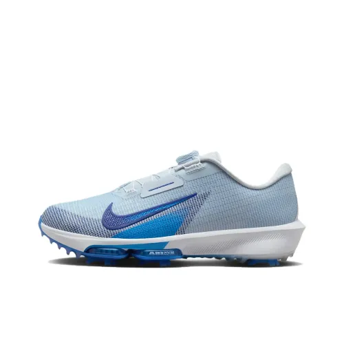 Nike Slip-resistant Abrasion-resistant Low Golf Shoes Unisex Blue White Найк Slip-resistant Abrasion-resistant Низкие туфли для гольфа Унисекс Синий Белый
