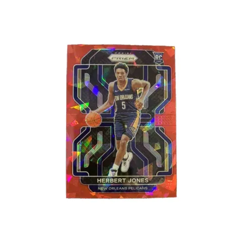 PANINI Herbert Jones 2021 22 Prizm Pelicans Красный Crushed Ice Rookie RC Большой Размер Звезда Карта Карта Пройдет