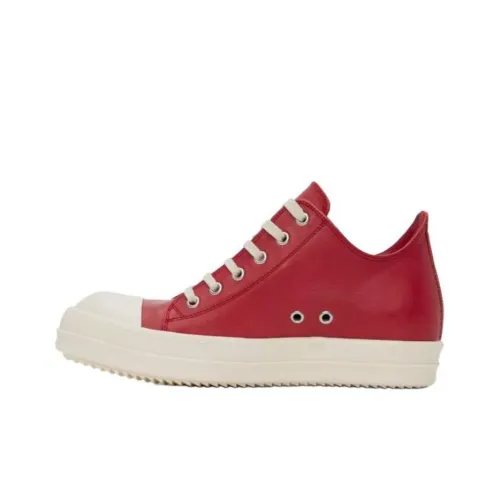 RICK OWENS Скейтборд Кроссовки MID Топ Красный Мужской
