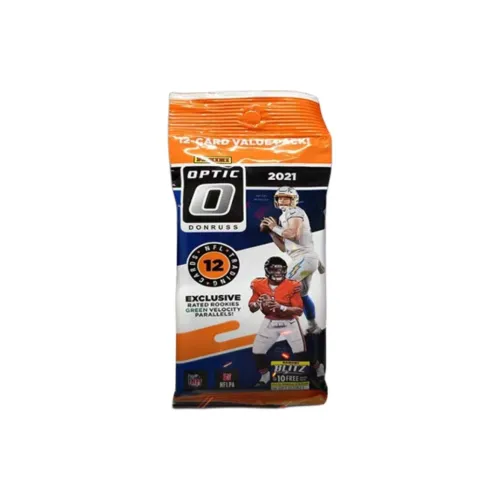 Панини Donruss Optic Football Коллекционная карта Fat Pack Спортивные карты Одиночная упаковка