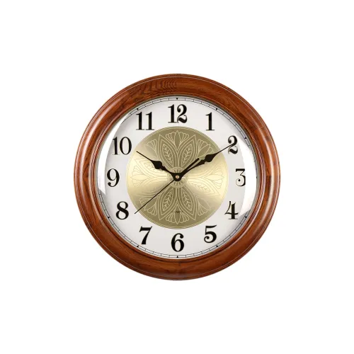 HENSE Кварцевый Movement Унисекс Настенные часы Золотой