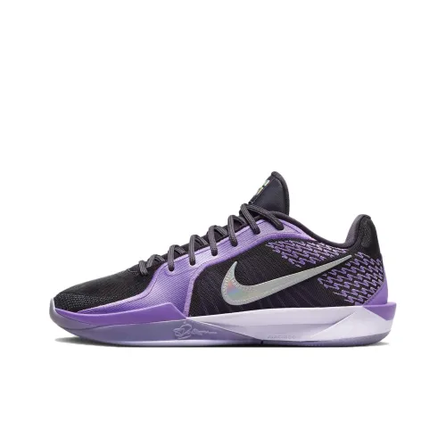 Nike Sabrina 2 Баскетбольные кроссовки Low Топ CAVE Фиолетовый/Ежевика/Иней Фиолетовый/Белый Женские