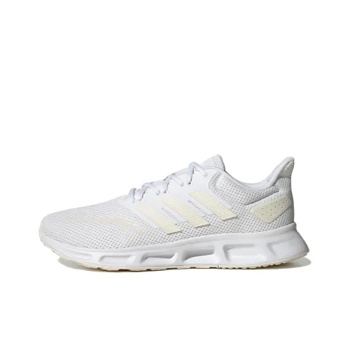 Adidas Showtheway 2,0 Slip-Resistant Abrasion-Resistant Breathable Low-Top Running Shoes Unisex White Adidas Showtheway 2,0 Противоскользящие Устойчивые к истиранию Дышащие Низкие Беговые Кроссовки Унисекс Белые