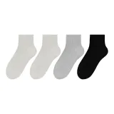 4 шт (Белый X2 + Серый + Черный)