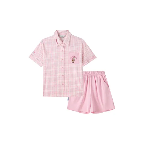 Teenie Weenie Пижамный комплект женский розовый клетка