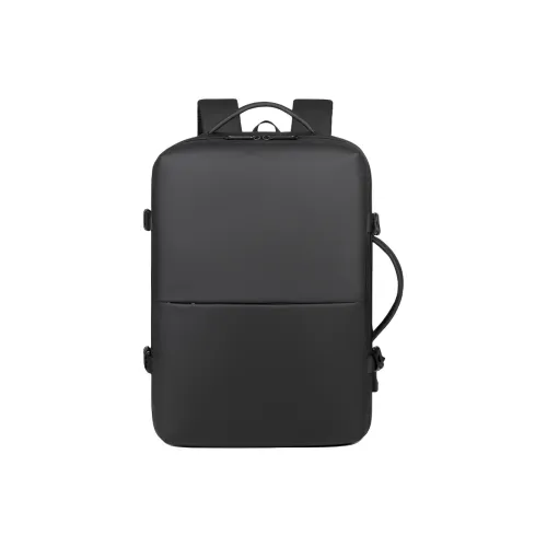 CMLZIUA Рюкзак из кожи с мембраной унисекс черный