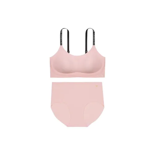 Victoria's Secret Jelly Strip Camisole Series Комплект нижнего белья Женское Розовая Розовая