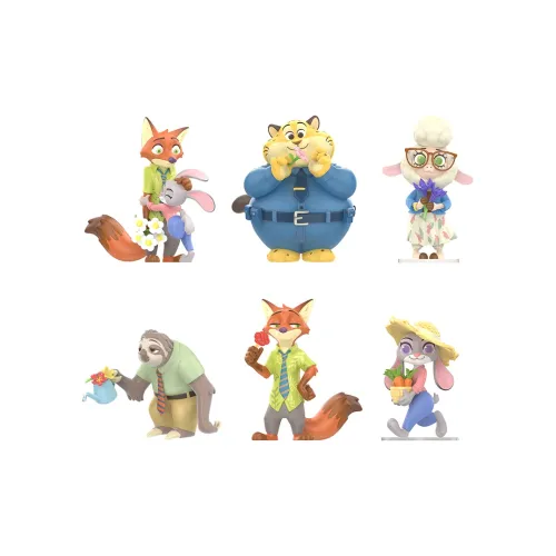 TOP TOY Disney Zootopia Flower Language Collection Слепые коробки Один Mystery Коробка Целая коробка 6 шт