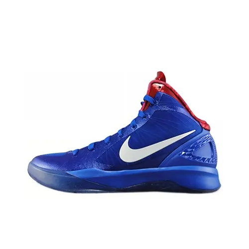 nike Hyperdunk 2011 PE противоскользящий MID баскетбольные кроссовки для игры Мужской Синий красный