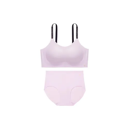 Victoria's Secret Jelly Strip Camisole Series Комплект нижнего белья для женщин розовый фиолетовый
