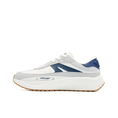 QIAODAN White 2,0 Casual Низкий Топ Айвори Графитовый Синий Мужской