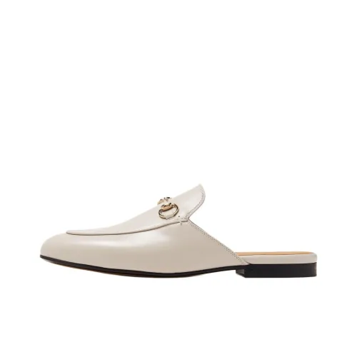 GUCCI Princetown Домашние тапочки Женские Экрю