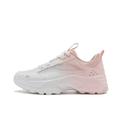 XTEP MUXING 2,0 Дышащий и Легкий Низкий Топ Casual Женский Белый Розовый