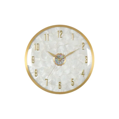 HENSE Кварцевый механизм Металлический Стенной Часы Унисекс Белый Циферблат HW2087D