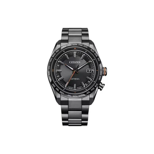 CITIZEN Светильник Кварцевый механизм Титан Ремешок Часы 40,6 мм Мужские часы Черный циферблат