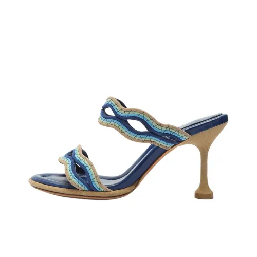 Alexandre Birman Слипоны 8,5 см Женские Синие