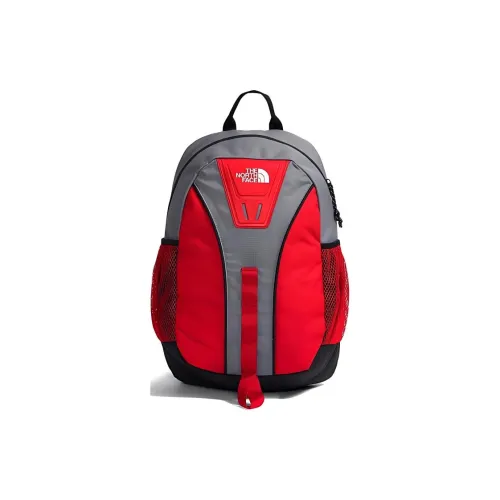 The North Face 16L Outdoor Backpack Eco-Friendly Material Polyester Smoke Pearl Red Black Men's