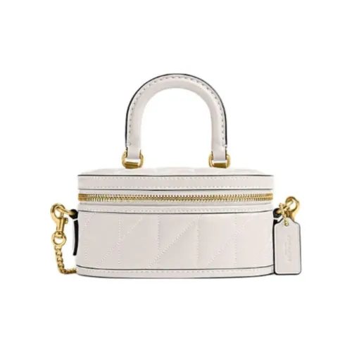 COACH Trail Напп-Кожа Сумка через плечо Сумка Женская Мел Белый