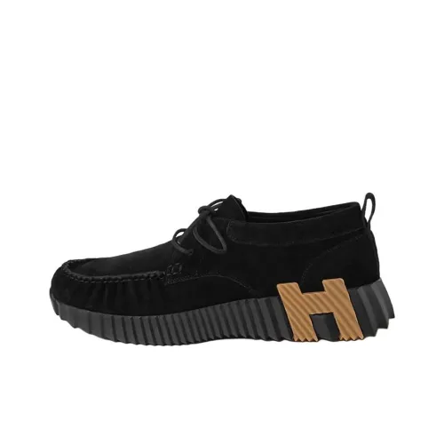 HERMES Повседневная обувь Мужская Черная