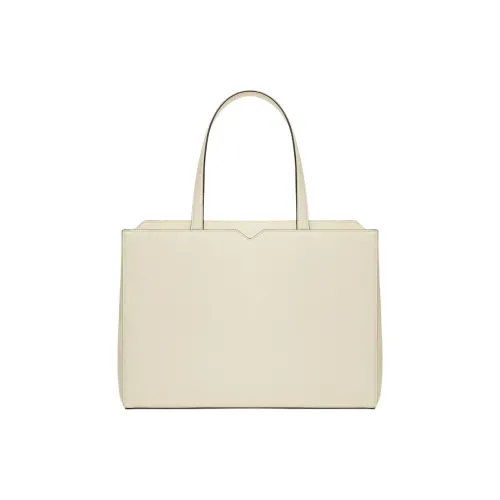 Valextra Millepunte Телячья кожа Тоут Сумка Сумка для покупок Сумка Мужская Белая