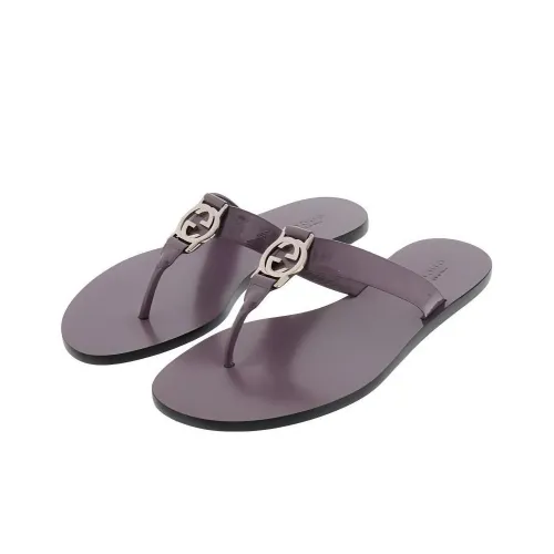 GUCCI Шлепанцы Женские Розовый Фиолетовый