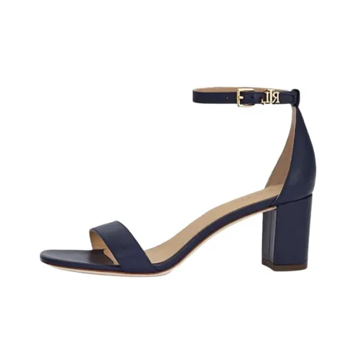 LAUREN RALPH LAUREN Logan One Strap Sandals 6 cm Women's Blue LAUREN RALPH LAUREN Logan One Ремешок Сандалии 6 см Женские Синие