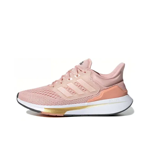 Adidas Износостойкие низкие беговые кроссовки для женщин розовые