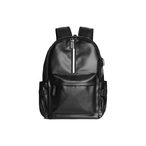 TTaG．baG ПУ (полиуретан) Рюкзак Мужской Черный