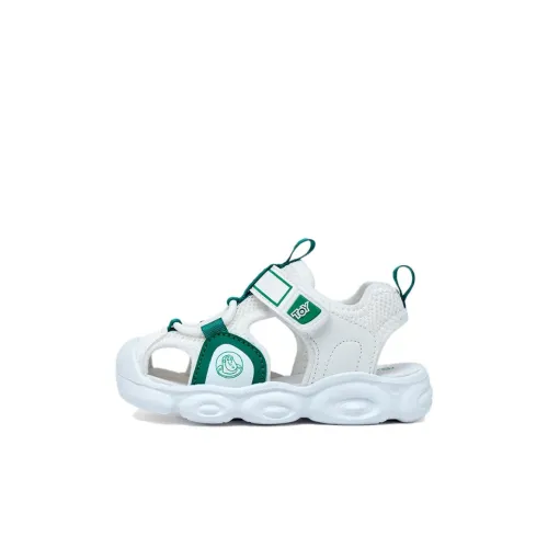 Disney противоскользящие анти-KICK и дышащие детские сандалии белые и зеленые для детей