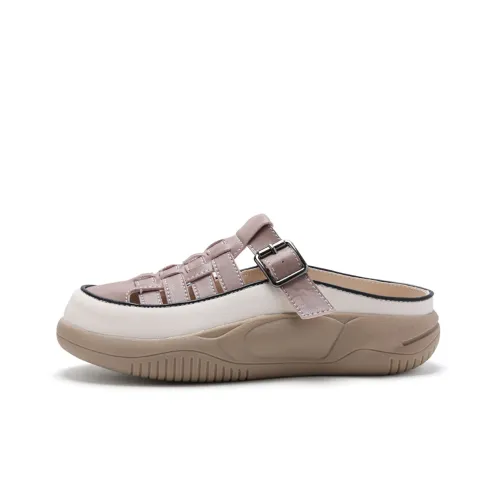 Reivanti Резиновая подошва противоскользящие устойчивые к истиранию домашние тапочки женские Rice светло-фиолетовый